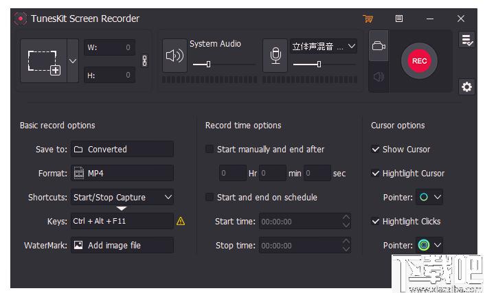 TunesKit Screen Recorder下载,屏幕录制,录音软件