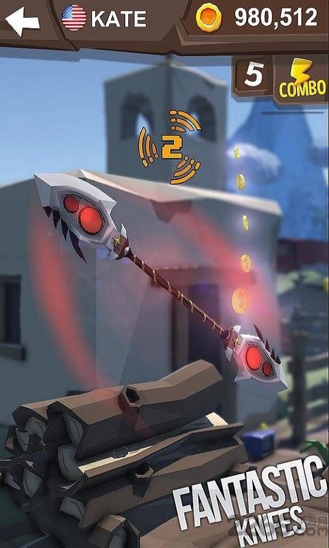 弹簧刀无限金币版下载,弹簧刀,休闲游戏,动作游戏